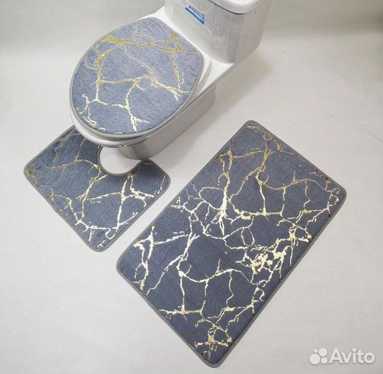 Коврики для ванн из 3 частей