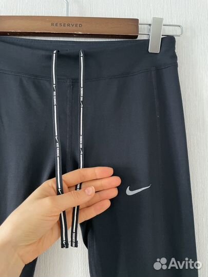 Лосины женские Nike спортивные XS черные