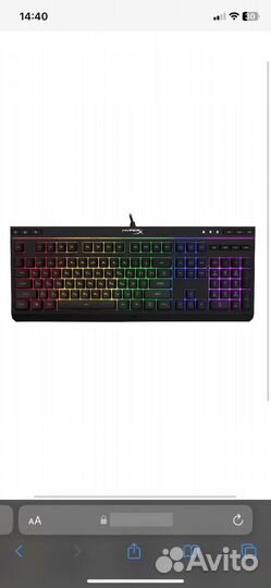 Игровая клавиатура hyperx alloy core