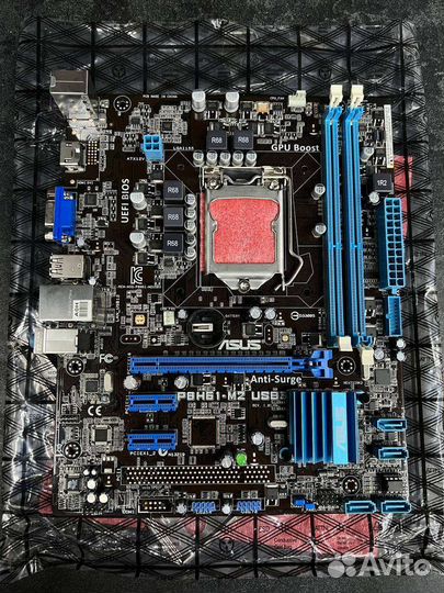 Материнская плата LGA1155 asus P8H61-M2 USB3
