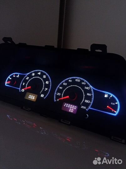 Пересвет Приборной панели Ваз,Газель