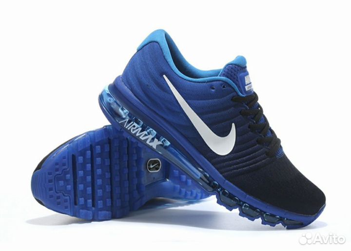 Кроссовки Nike AIR MAX 2017 синие С черным