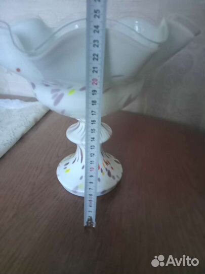 Ваза для фруктов на ножке СССР