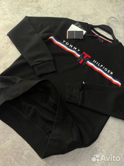 Свитшот Tommy Hilfiger черный люкс