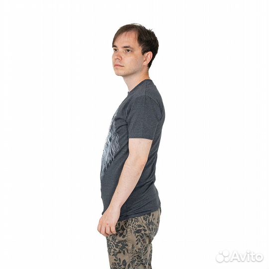 62801 Футболка Царь зверей серый