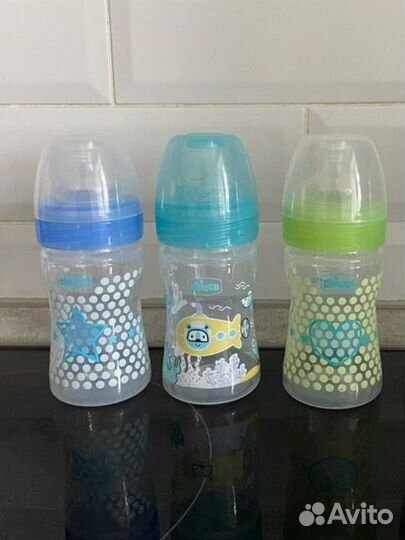 Бутылочки Chicco 0+