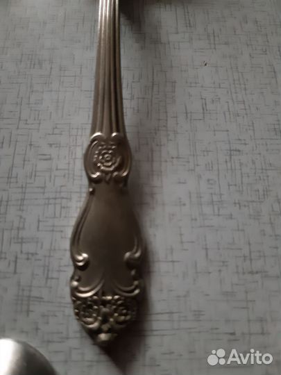 Чайные мельхиоровые ложки СССР