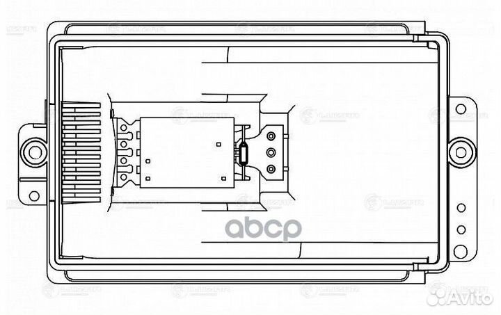 Резистор э/вент. отоп. для а/м Skoda Octavia