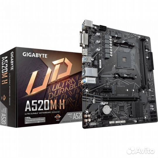 Материнская плата Gigabyte A520M H