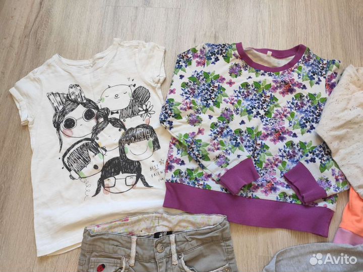 Вещи пакетом на девочку 128