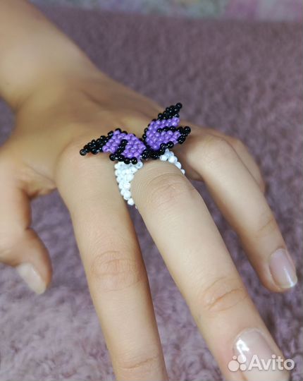 Кольцо из бисера 
