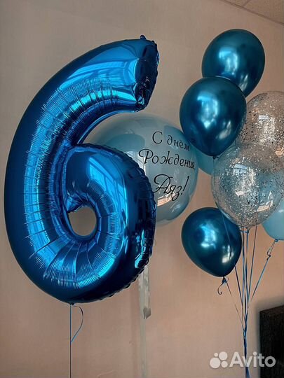 Воздушные шарики на день рождения мальчику