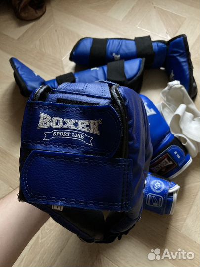 Набор перчатки шлем защита