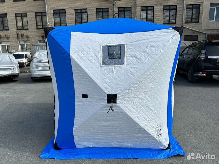 Палатка куб 180х180х205 см с дымоходом 3-х сл