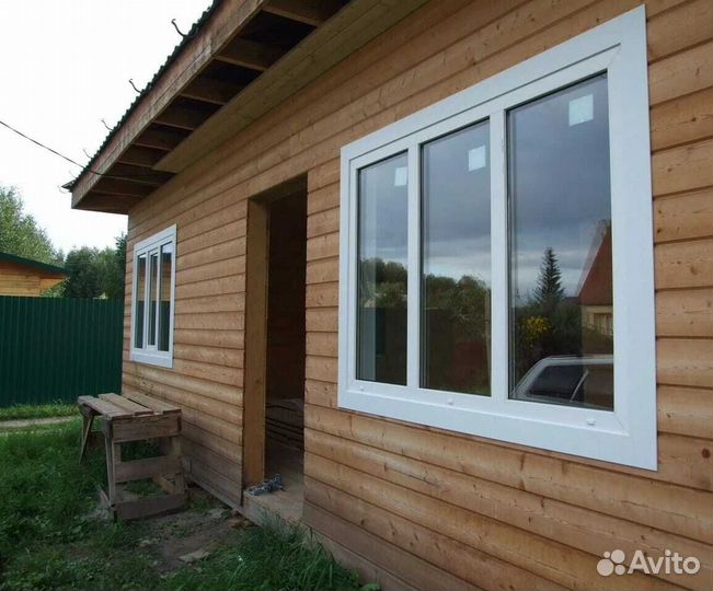 Фабричные эконом пластиковые окна пвх без монтажа