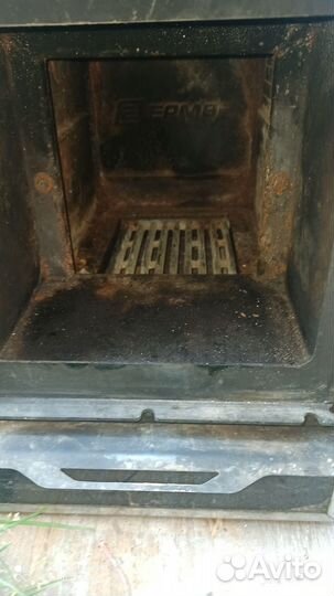 Чугунная банная печь Ермак сетка Премиум 12