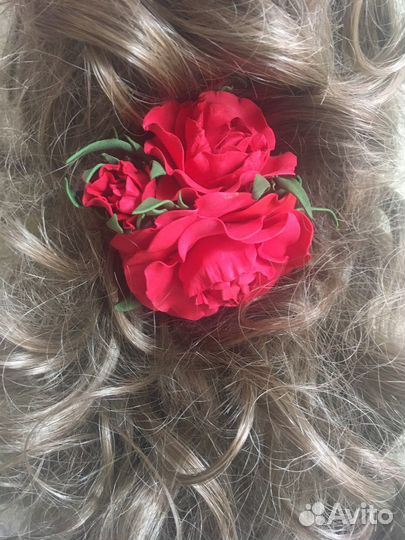 Заколки/броши новые из фоамирана