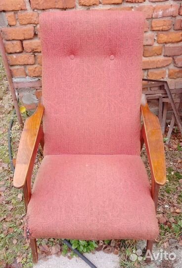 Кресло СССР винтажное под реставрацию