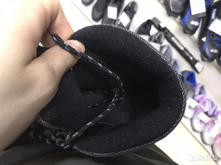 Лыжные ботинки кожа nn75