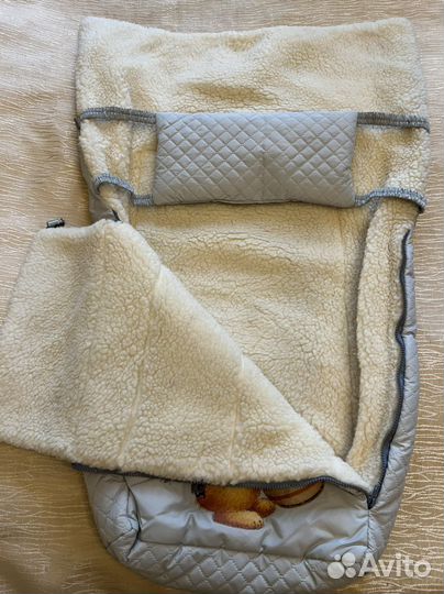 Зимний конверт в коляску