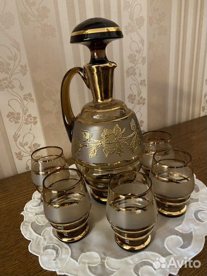 Графин с рюмками Богемия