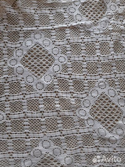 Тюль - 7 шт., накидки на подушки - 2 шт. СССР