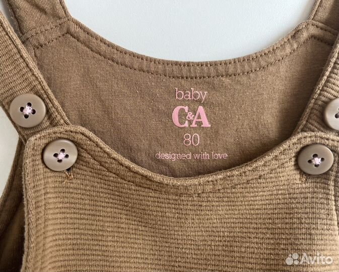 Комплект с платьем C&A на девочку 80