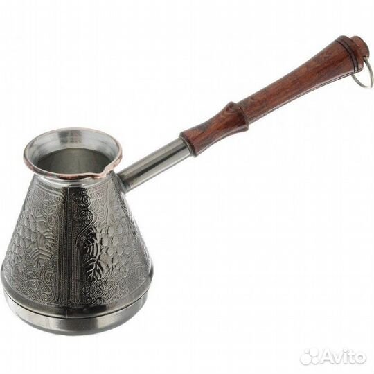 Турка для кофе медная «Виноград» 300 мл