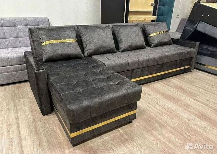 Угловой диван раскладной на заказ