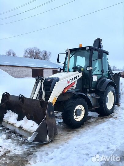 Услуги трактора, экскаватора-погрузчика terex