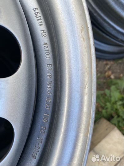 Диски штампованные 4*100 r14 aveo,lanos,nexia