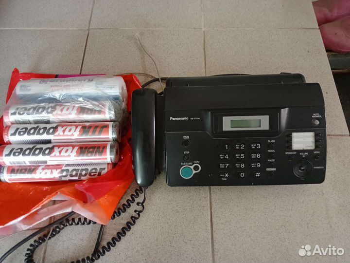 Телефон факс Panasonic KX-FT 934 с термобумагой