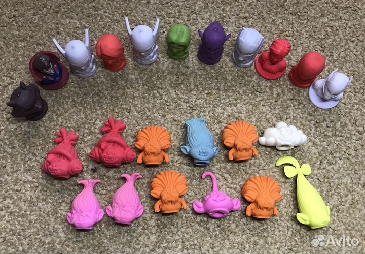 Марвел стиратели, тролли, мячики, фишки