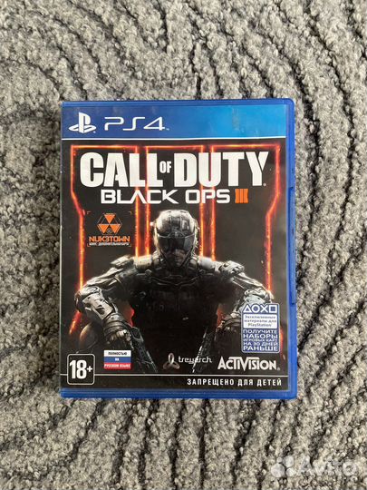 Игра для приставки ps4 Callof Duty Black OPS 3