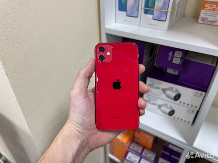 Смартфон iPhone 11 128gb RED акб-92 (Лн18)