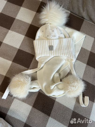 Комплект шапка, шарф