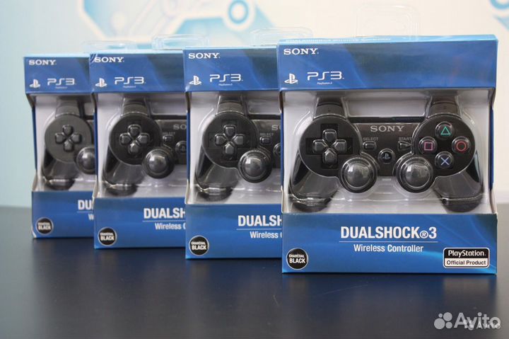 Геймпад DualShock 3 (PS3) черный гарантия