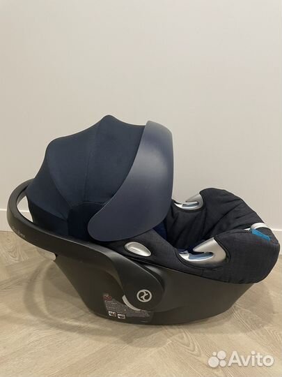Автолюлька cybex aton q с базой izofix