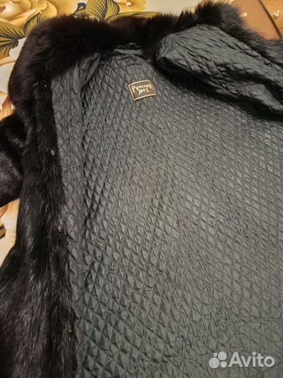 Шуба нутрия песец