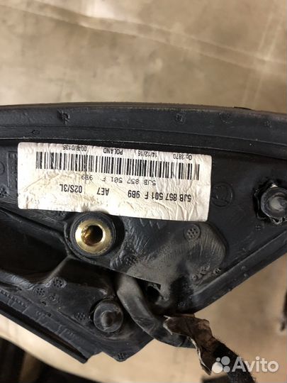 Зеркало боковое оригинальное шкода рапид