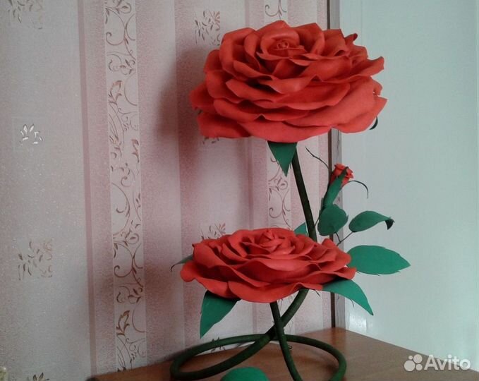 Цветы из фоамирана