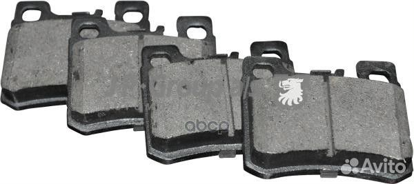 Колодки тормозные задние дисковые к-кт '1363702