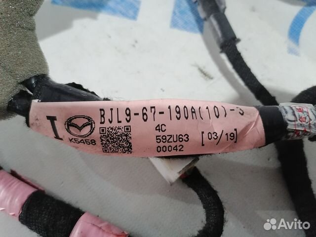 Проводка двери mazda 3 bm 1.6 ат седан