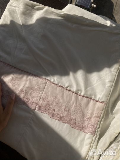 Комплект постельного с бортиками и балдахином