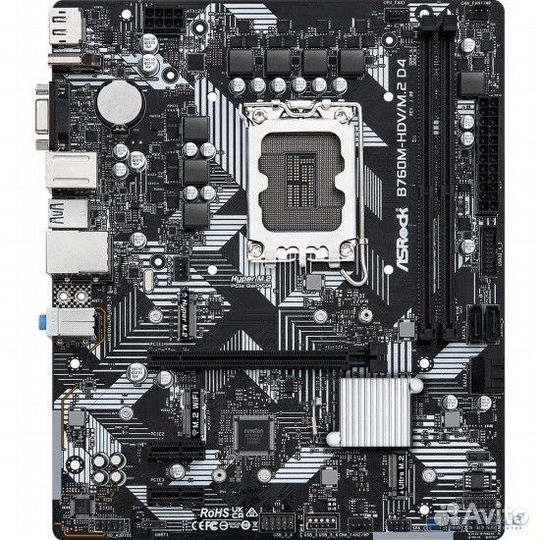 ASRock B760M-HDV/M.2 D4 RTL LGA1700, 2xDDR4, 4xsat