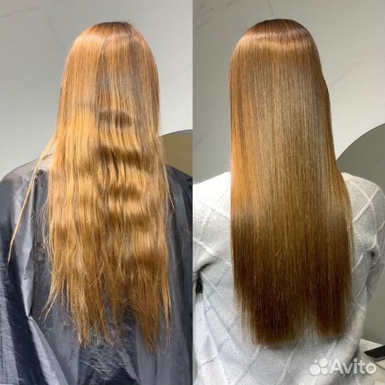 Кератиновое выпрямление/ботокс для волос