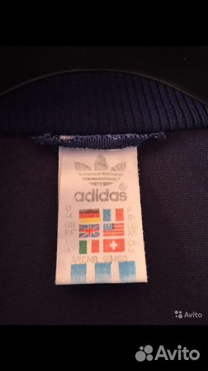 Адидас строгий Австрия из 80х Винтаж