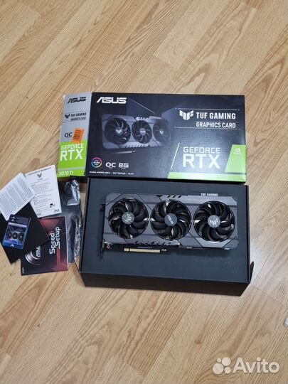 Видеокарта RTX 3070 ti asus на гарантии