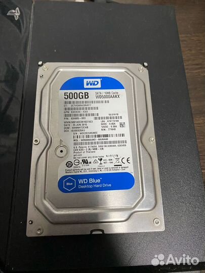 Жёсткий диск 500гб wd blue