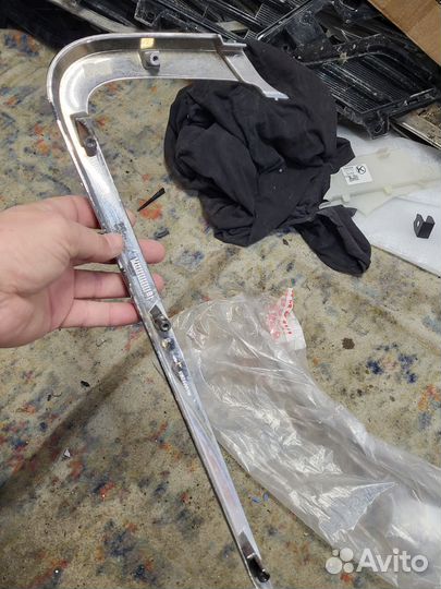 Веста Молдинг бампера верхний левый LADA Vesta